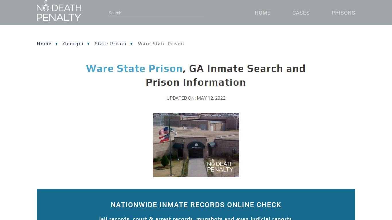 Ware State Prison, GA Inmate Search, Visitation, Phone no ...